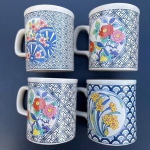 Coffee mugs ( Japan) x 4